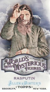 2011 Topps Allen and Ginter Mini World's Most Mysterious Figures #WMF1 Rasputin