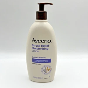 Aveeno Stress Relief Moisturizing Lotion Lavender Scent 18 fl Oz 1 Pack - Picture 1 of 2