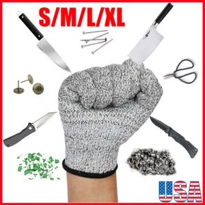 Protective Cut Resistant Gloves Meat Wood Carving Gloves Kitchen Level 5 Protect - Picture 1 of 13