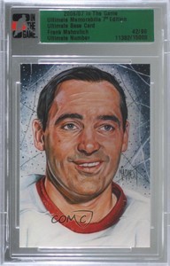 2006-07 ITG Ultimate Memorabilia 7th Edition /90 Frank Mahovlich HOF