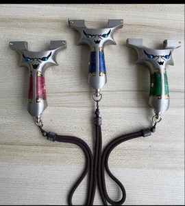 Leistungsstarke Schleuder Patch Katapult Schleuder Jagd Bogenschießen Schießen Gummiband - Bild 1 von 10