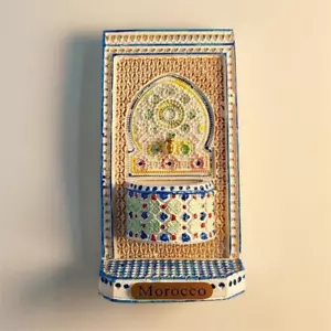 África Marruecos Imán Nevera Refrigerador Adhesivo Decoración Hogar Resina Recuerdo Regalo - Imagen 1 de 4