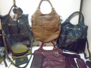 ROOTS LAUREN BAG blackPRINCE ITALIAN LEATHER $318CAD RETAIL - Picture 1 of 6