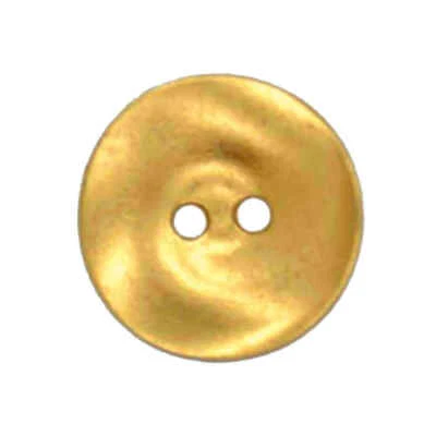 GOLD SAUCER SHAPED 2 HOLE BUTTONS 19mm - Image 1 of 2