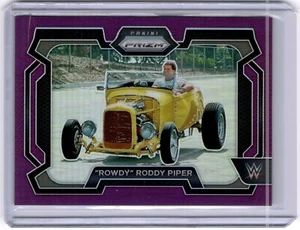 "Rowdy" Roddy Piper 2024 Panini Prizm Purple Prizm #57 WWE Legends #096/149 - Picture 1 of 2