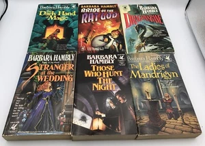 Barbara Hambly Fantasy 6 Paperbook Lot Dragonsbane Those who Hunt the Night++ - Picture 1 of 4