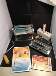 Vintage Marcato Atlas 150 Stainless Steel Pasta Maker with Spaghetti Maker - Picture 1 of 12