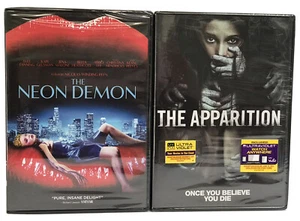 New 2 Horror movie DVD The Apparition & The Neon Demon Elle Fanning Keanu Reeves - Picture 1 of 10