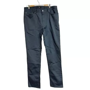 New Mens Quince Comfort Stretch Traveler 5 Pocket Pants Navy - Picture 1 of 6