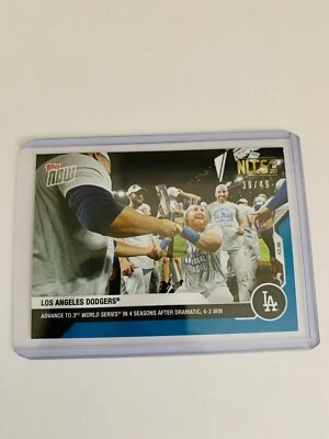 Los Angeles Dodgers - MLB TOPPS NOW #445 - Dodgers to WS - Blue Parallel #30 /49 - Image 1 of 2