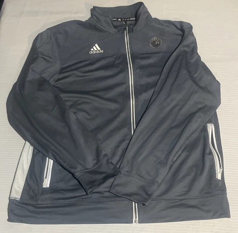 Philadelphia 76ers Sixers Jacket Gray Men’s Adidas Climalite Extra Large Cover