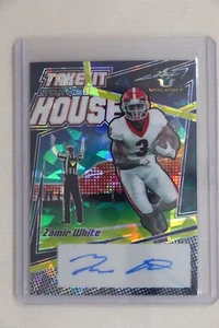 Zamir White - 2022 Leaf Valiant Football Take it to the House Autograph #11/15 - Picture 1 of 2