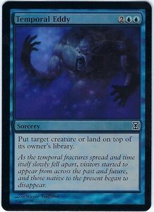FOIL Temporal Eddy Time Spiral Common – MTG Magic the Gathering Card - Picture 1 of 2