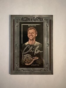 2022 Topps Allen & Ginger Mini Silver Framed Charlie Berens Auto 11/25