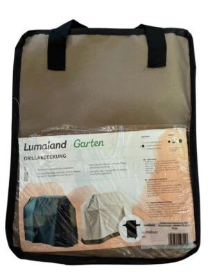 Lumaland Grillabdeckung Abdeckhaube 165x63x125cm Wasserdichte Plane Schutzhülle