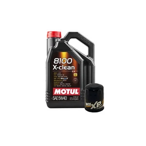 5L Motul 8100 X-CLEAN 5W40 Wix XP Filter Motor Oil Change Kit API SN - Picture 1 of 1