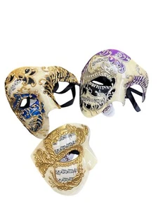 Disfraz Fantasma Steampunk Vintage Máscara Veneciana Máscara Mascarada Halloween Mardi - Imagen 1 de 8