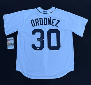 Magglio Ordonez Signed Detroit Tigers Nike Jersey Size XL JSA COA - Picture 1 of 6