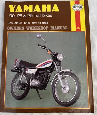 Manual de taller Haynes 210 Yamaha DT Enduro Trail Bikes 100,125 y 175 cc 71-85 Foto 1 de 4