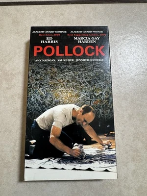 Pollock By Ed Harris & Marcia Gay Harden   /VHS (2001) Good Condition - Image 1 of 2