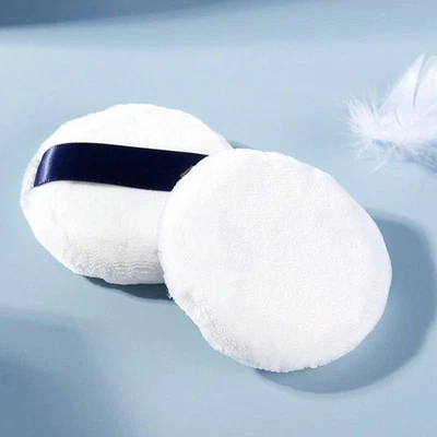 4Pcs Professional Makeup Powder Puff with Ribbon Makeup Tool for Women and Girls - Image 1 of 4