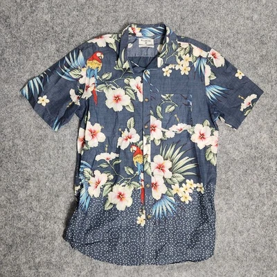 Camisa Billabong Calce A Medida Hombres L Multicolor Tropical Estampado Floral Playa Verano Foto 1 de 4