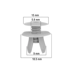Grey Plastic Clips for T4 For T5 For Transporter 100Pcs Mounting Solution - Picture 1 of 7