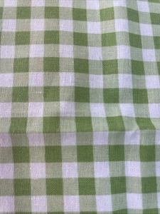 Grün Gingham Baumwolle Fat Quarter 18”x21” Neu - Bild 1 von 2