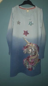 Monsoon Sequin Unicorn Jumper Dress, 9-10 years, Excellent Condition, Worn Once - Picture 1 of 2