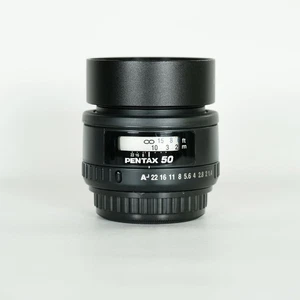 PENTAX smc PENTAX-FA 50mm F1.4 for Pentax K with Metal hood Used Japan - Picture 1 of 10