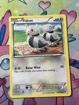 Pokemon - Pidove - 123/149 - Common - BW - Boundaries Crossed - LP - Image 1 of 2