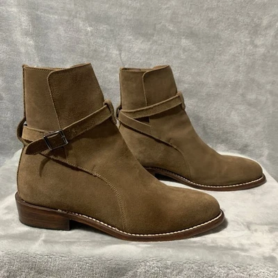 Thursday Boot Co. Botines de gamuza Everyday para hombre talla 10 correa con hebilla marrón Foto 1 de 4