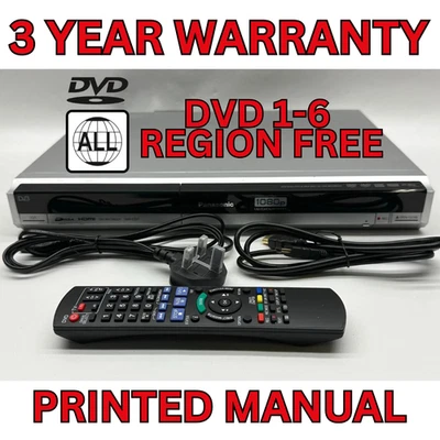 Panasonic DMR-EZ27 SILVER  DVD Recorder 1080P Freeview Remote Multi Region - Image 1 of 4