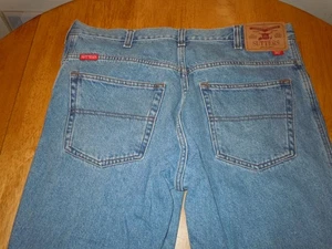 SUTTERS 49R BLUE JEANS BELL BOTTOMS VINTAGE 90'S MENS 32 FLARED - Picture 1 of 5