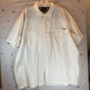 Dickies Blanco 3Xl Para Hombre Manga Corta Abotonada Con Dos Bolsillos Trabajo/Incasual - Imagen 1 de 21