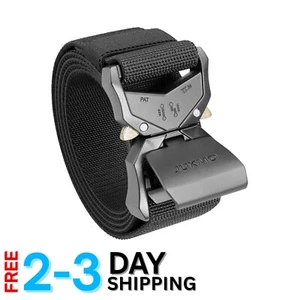 Tactical Belt Nylon 1.5" Heavy-Duty Quick Release Adjustable Work Military Use - Picture 1 of 10