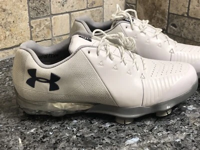 全新! Under Armour Jordan Spieth 2 Gore-Tex 高尔夫鞋男式 7 码 (3000165-105) — 第 1/4 张图片
