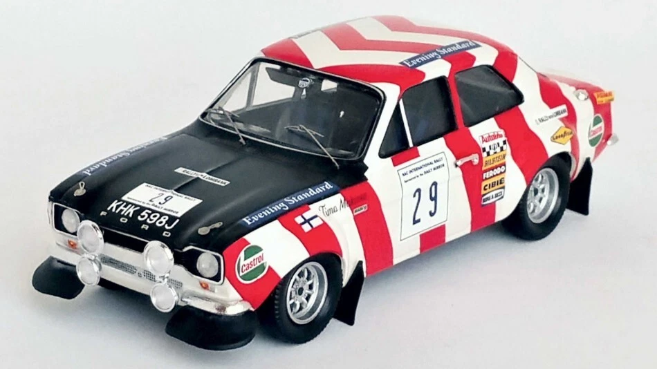Modellino auto rally scala 1:43 Trofeu  FORD ESCORT MK1 RAC RALLY 1970 MAKINE... - Immagine 1 di 1