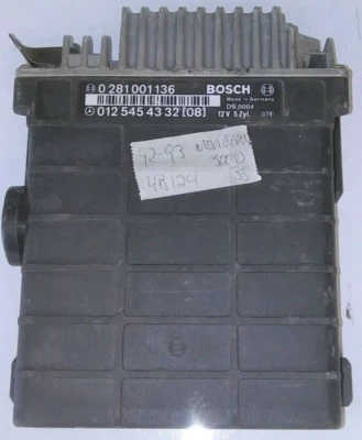012 545 43 32 Mercedes-Benz 300D 1992-1993 ecm ecu ordenador Foto 1 de 4