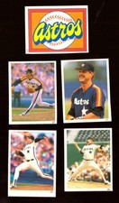 1990 Red Foley Stickers - HOUSTON ASTROS Team set 