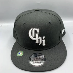 Chicago White Sox Mütze Herren schwarz 9Fifty New Era MLB Druckknopflasche Kappe neu - Bild 1 von 8