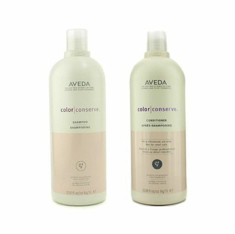 Aveda Color Conserve Shampoo and Conditioner 33.8oz Helps Protect Hair Color NEW - Image 1 of 1