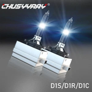 (2) NEW D1S 6000K 66140 WHITE BRIGHT HID XENON HEADLIGHT BULBS SET HEADLIGHTS - Picture 1 of 11
