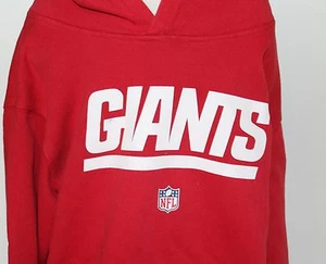 New York Giants Reebok On Field Youth Red Sweatshirt Hoodie  - Picture 1 of 5