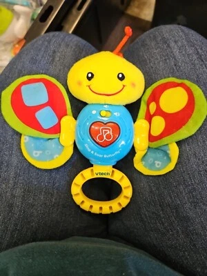 Juguete para bebé Vtech Sing & Soar Butterfly enseña formas, números, sonidos, agarre Foto 1 de 4