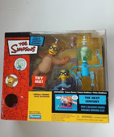 2003 The Simpsons Figures Interactive Environment The Next Century Toys New Cover