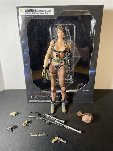 Metal Gear Solid V 5 The Phantom Pain Quiet Figure Complete W/ Box Play Arts Cover