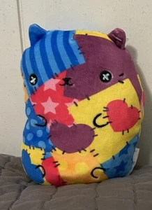 Cats vs Pickles #230 Crazy Quilt Hearts 4” Plush Purple Wave Series 2 - Picture 1 of 2