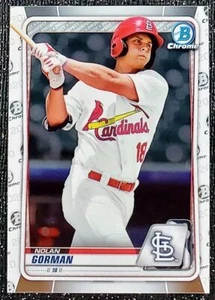 Nolan Gorman 2020 Bowman Chrome Prospects Cardinals - Picture 1 of 2