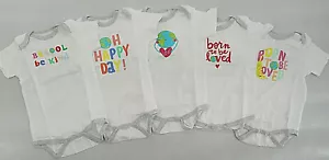 Infant Girls Earth by Art & Eden $36 surtido 5 piezas. Juego de body tallas N/B-24Mth. - Imagen 1 de 7